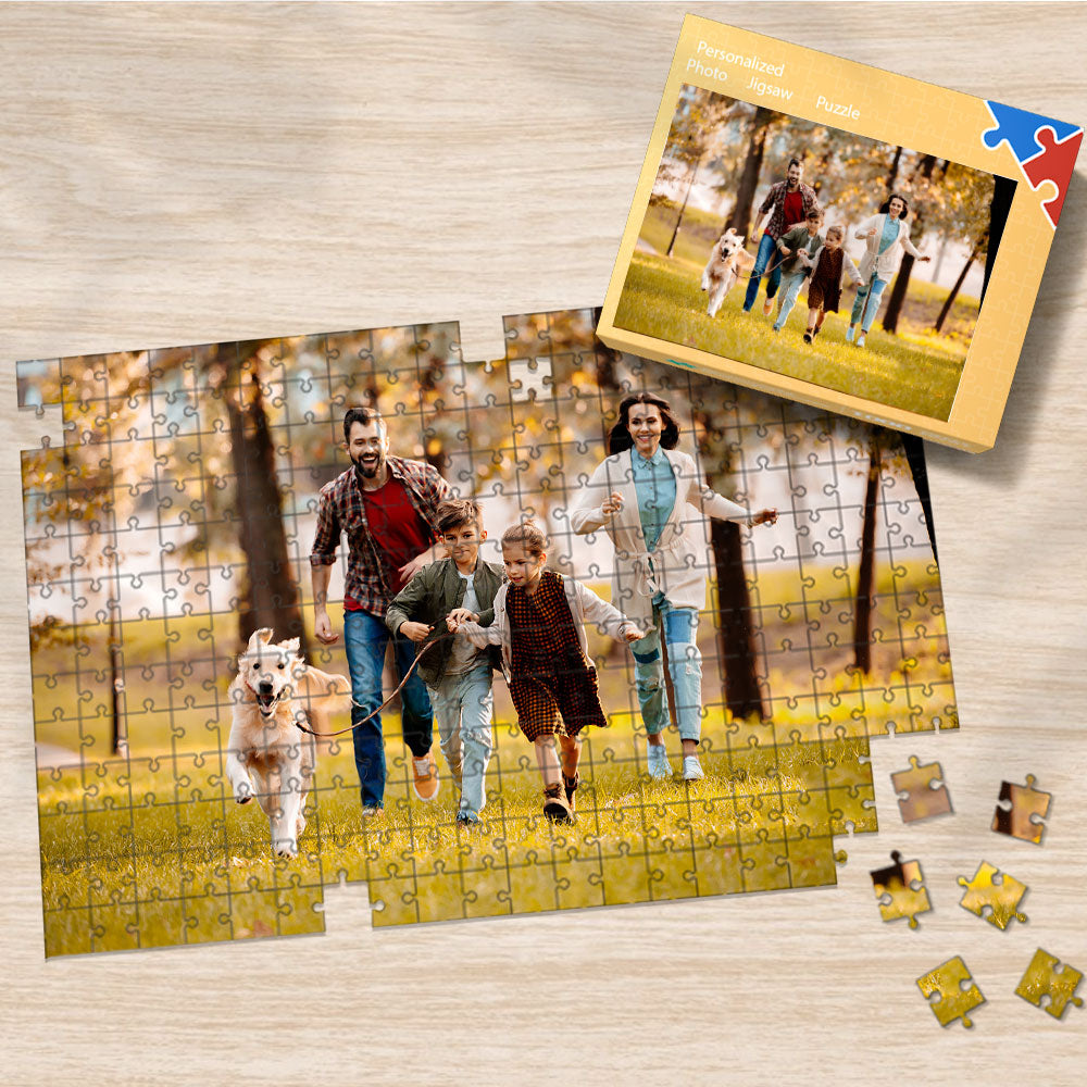 Custom Photo Jigsaw Dog Photo Puzzle Pet Photo Jigsaw Puzzle 35-1000 Pics Best Gifts for Pet Lover- Family and Dog