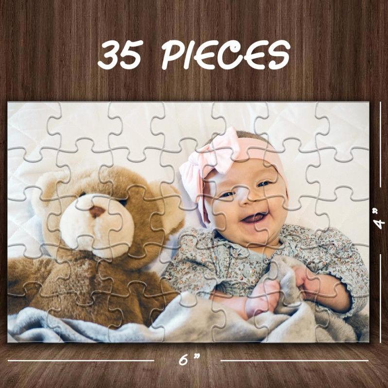 Custom Mother's Day Puzzles With Flowers - White ~35~1000 pieces