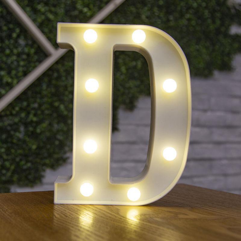 Light Up Letters Name Light Gift"D" - MyPhotoMugs