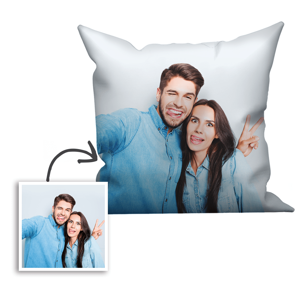 Custom Photo Pillow Picture Throw Pillow Personalised Photo Anniversary Gift