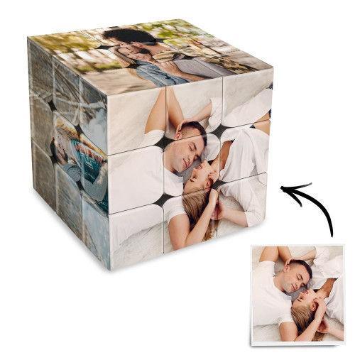 Personalized Multiphoto Rubic's Cube Gifts For Her