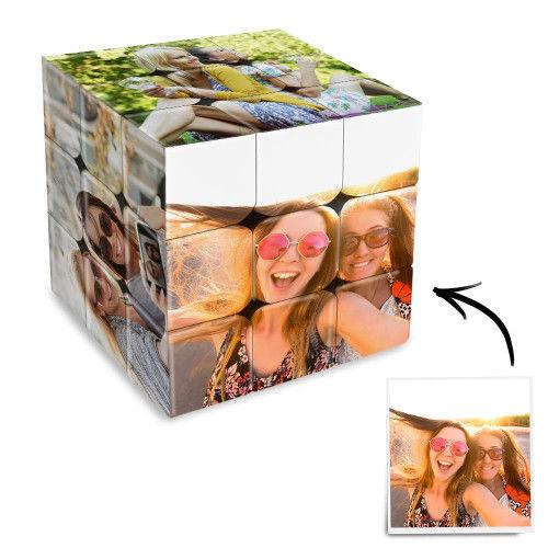 Photo Rubic's Cube Personalized 6 Pictures For Best Friend 3x3 Cube